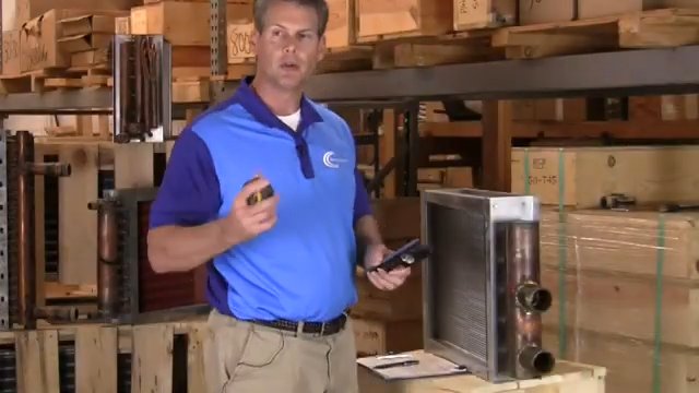 Measuring a Steam Distribution Coil (from Commercial Coils)